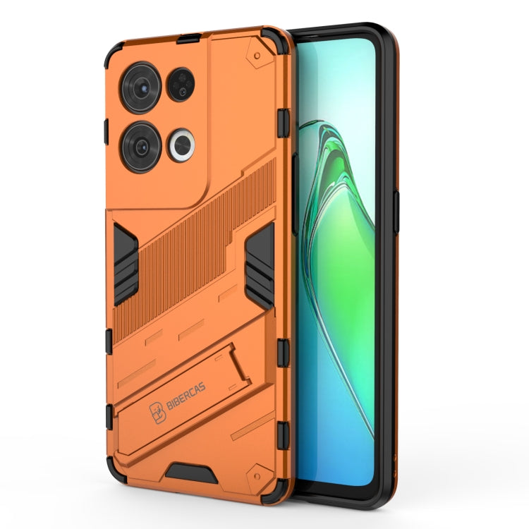 Punk Armor 2 in 1 PC + TPU Shockproof Phone Case with Invisible Holder, For OPPO Reno8, For OPPO Reno8 Pro, For OPPO Reno8 Pro+, For Xiaomi Poco M4 5G