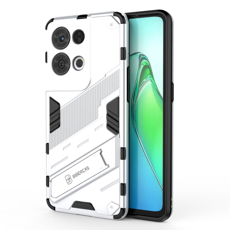 Punk Armor 2 in 1 PC + TPU Shockproof Phone Case with Invisible Holder, For OPPO Reno8, For OPPO Reno8 Pro, For OPPO Reno8 Pro+, For Xiaomi Poco M4 5G