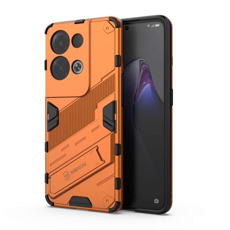 Punk Armor 2 in 1 PC + TPU Shockproof Phone Case with Invisible Holder, For OPPO Reno8, For OPPO Reno8 Pro, For OPPO Reno8 Pro+, For Xiaomi Poco M4 5G