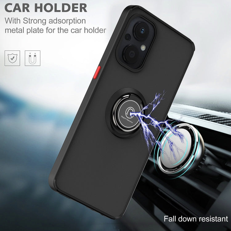 Q Shadow 1 Series TPU + PC Phone Case with Ring, For Oppo A96 4G/Realme 9i, For OPPO Realme C35