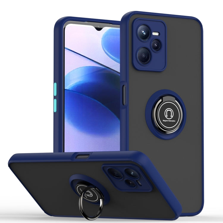 Q Shadow 1 Series TPU + PC Phone Case with Ring, For Oppo A96 4G/Realme 9i, For OPPO Realme C35