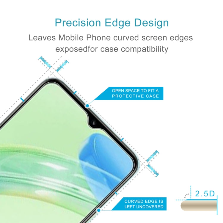 0.26mm 9H 2.5D Tempered Glass Film, For OPPO Realme C30 / C30s (1 PC)