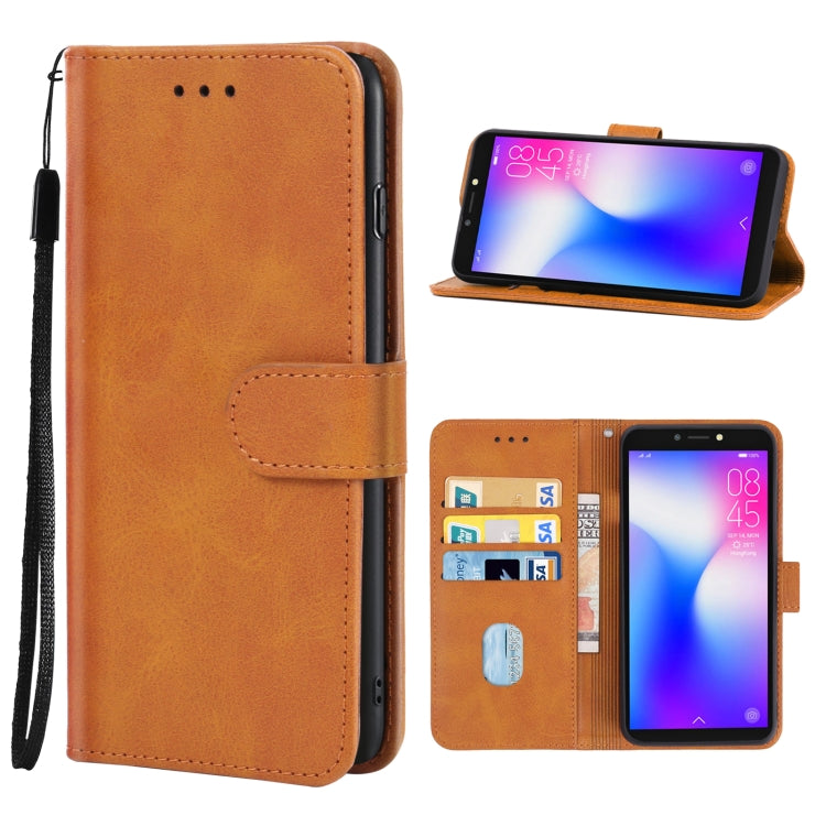 Leather Phone Case, For Huawei nova Y70, For OPPO Realme Narzo 50i Prime, For TECNO Pop 2, For vivo iQOO U5e