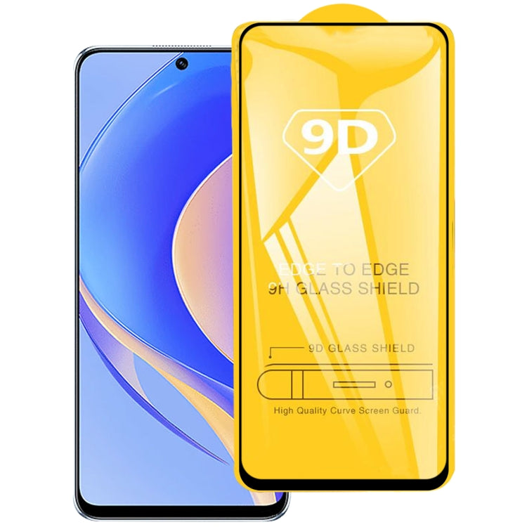 9D Full Glue Screen Tempered Glass Film, For Huawei nova Y90 (1 PC), For OPPO Reno7 A (1 PC)