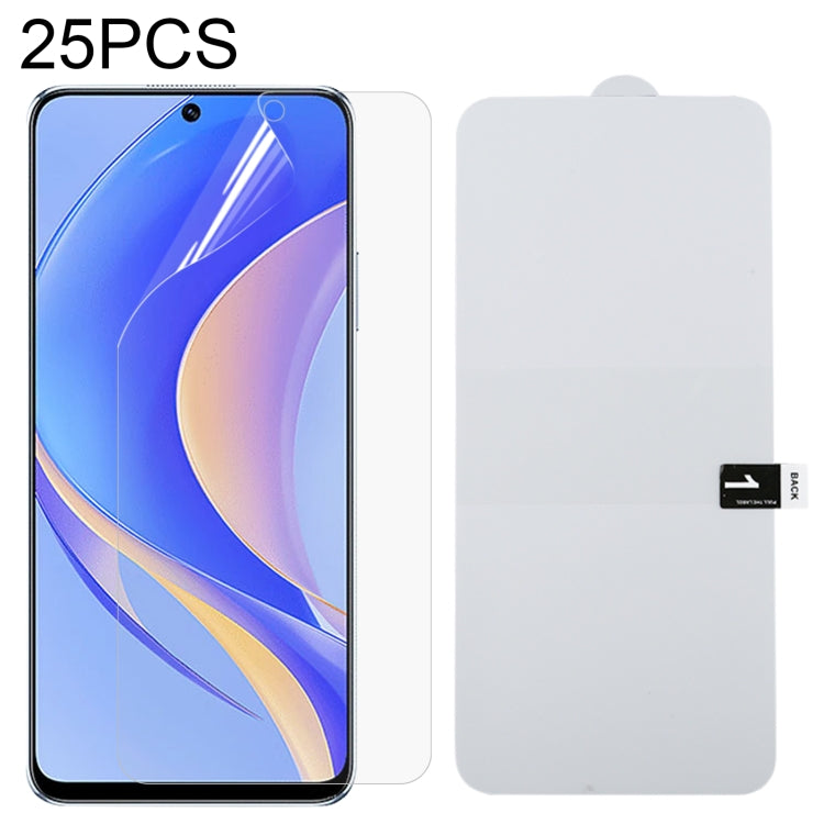 25 PCS Full Screen Protector Explosion-proof Hydrogel Film, For OPPO Reno7 A (25 PCS), For Huawei nova Y90 (25 PCS)