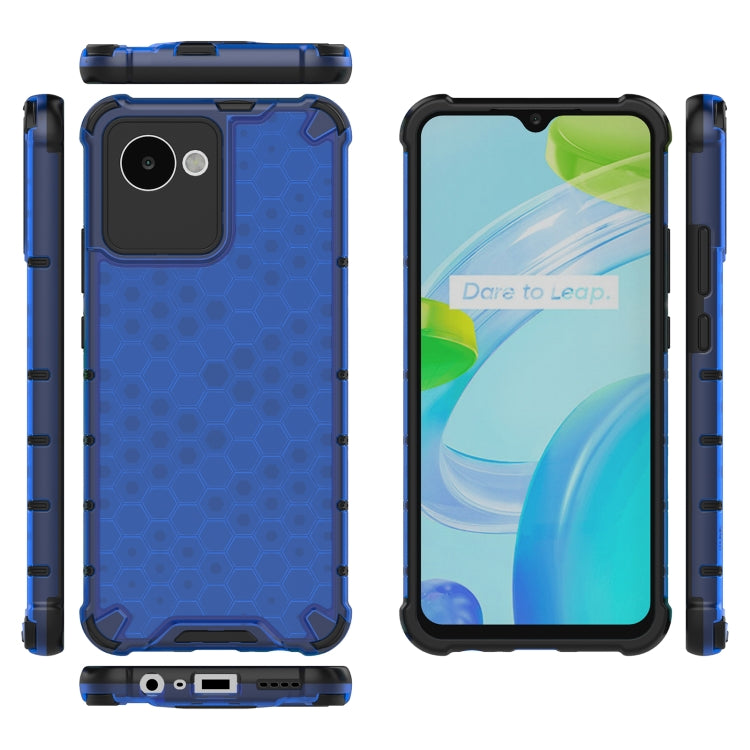 Shockproof Honeycomb PC + TPU Protective Case, For OPPO Realme C30