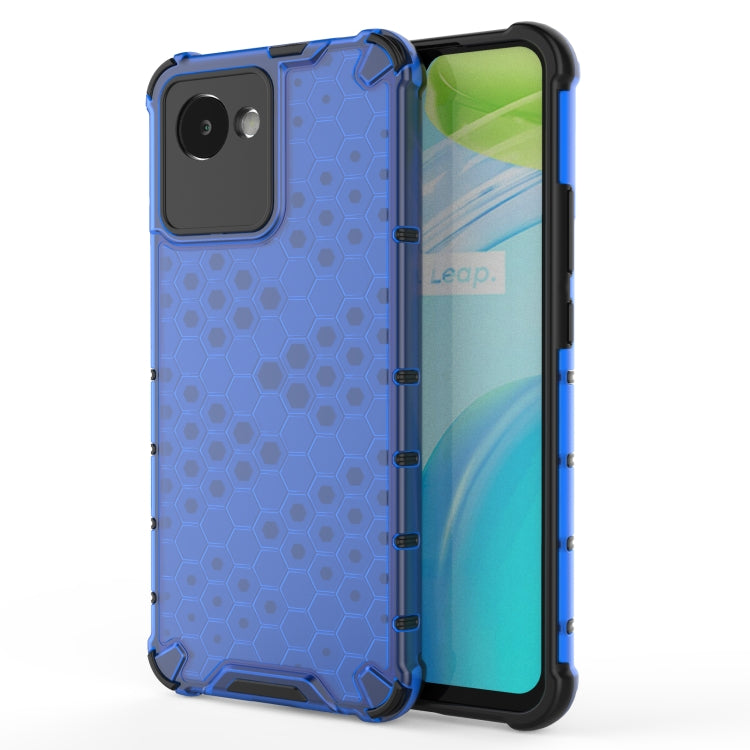 Shockproof Honeycomb PC + TPU Protective Case, For OPPO Realme C30