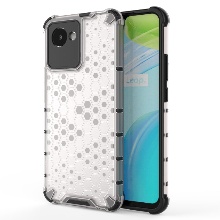 Shockproof Honeycomb PC + TPU Protective Case, For OPPO Realme C30