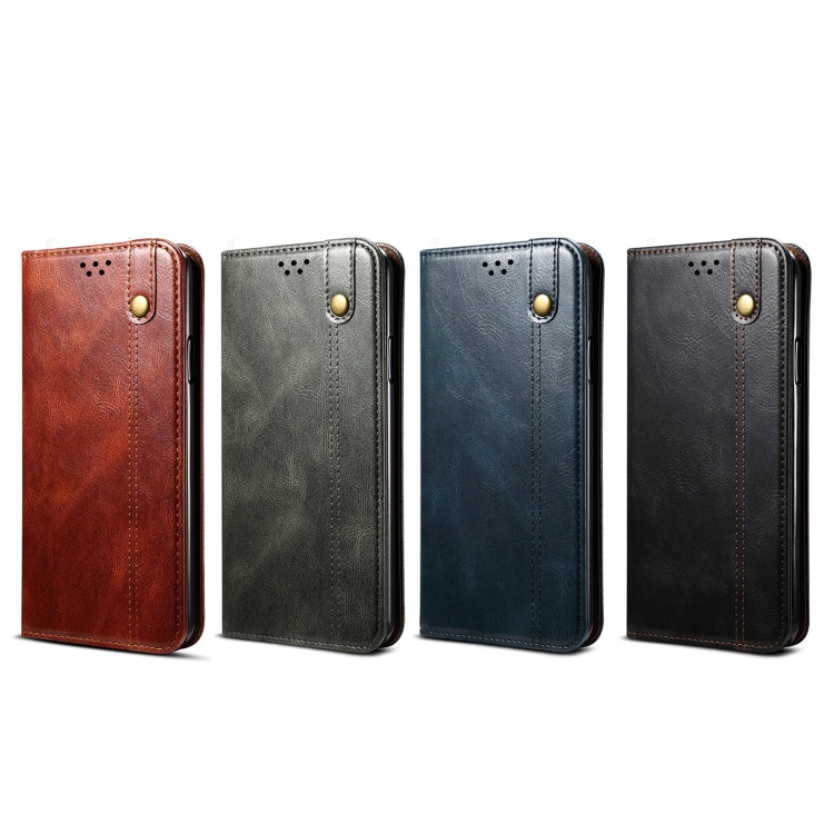 UItra Simple Wax Crazy Horse Texture Leather Phone Case, For Xiaomi Redmi K40S, For Xiaomi Redmi K50 / K50 Pro, For OPPO Realme 9i / A76 / A36