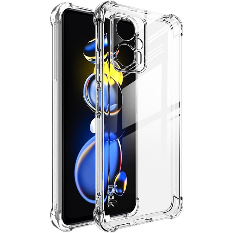 IMAK All-inclusive Shockproof Airbag TPU Case with Screen Protector, For OPPO Reno8 5G, For OPPO Reno8 Pro+ 5G, For Xiaomi Redmi Note 11T Pro 5G / Note 11T Pro+ 5G, For Motorolo Moto E32 4G, For Motorolo Moto G52 4G / G82 5G