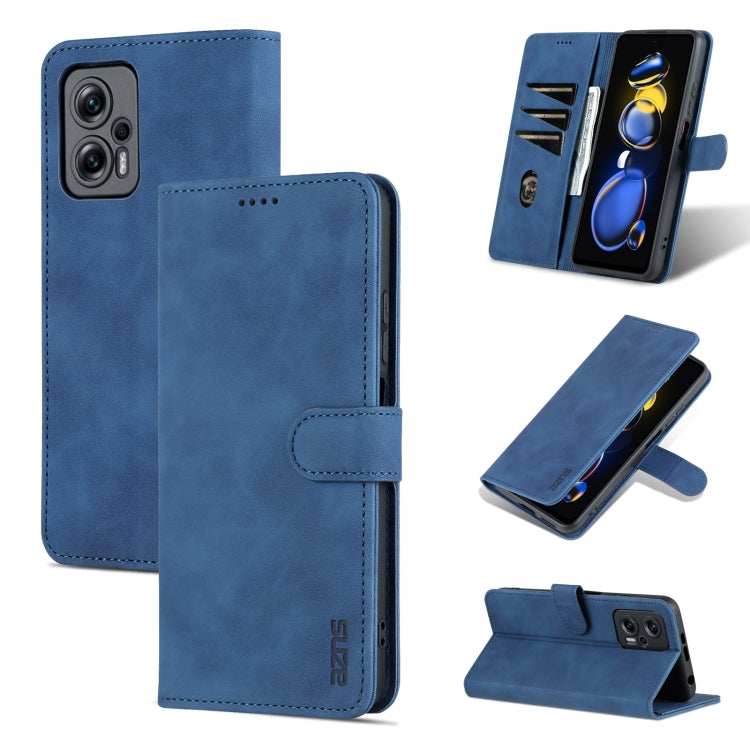 AZNS Skin Feel Calf Texture Flip Leather Phone Case