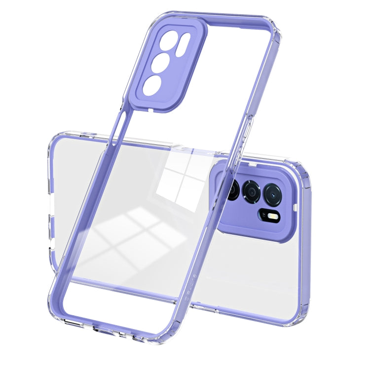 3 in 1 Clear TPU Color PC Frame Phone Case, For OPPO A16 / A16s, For Motorola Moto G10, For Motorola Moto G20, For Motorola Moto G30