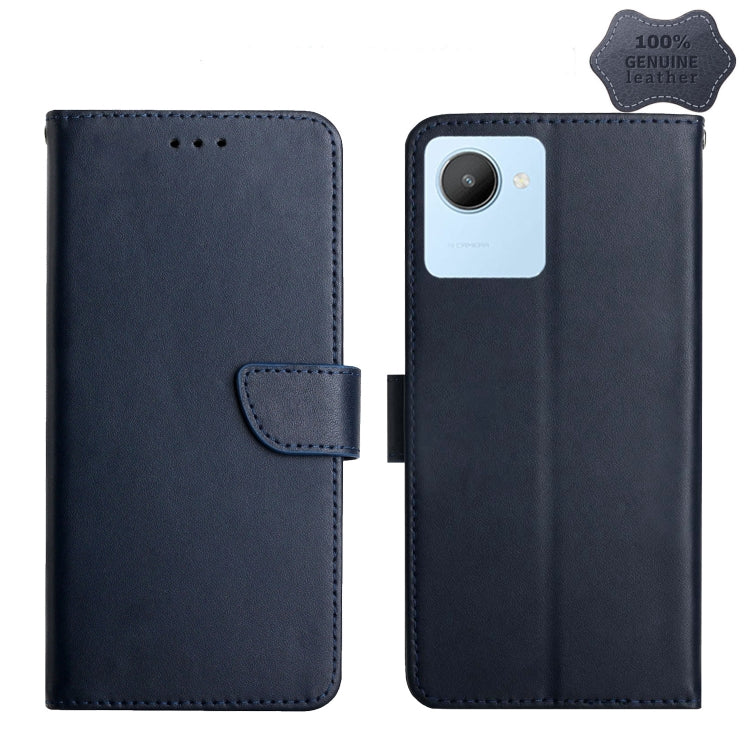 Genuine Leather Fingerprint-proof Flip Phone Case, For OPPO Realme C30, For OPPO Reno7 A, For Samsung Galaxy M13