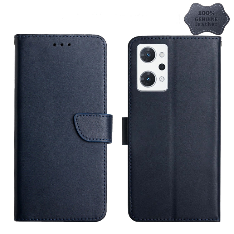 Genuine Leather Fingerprint-proof Flip Phone Case, For OPPO Realme C30, For OPPO Reno7 A, For Samsung Galaxy M13