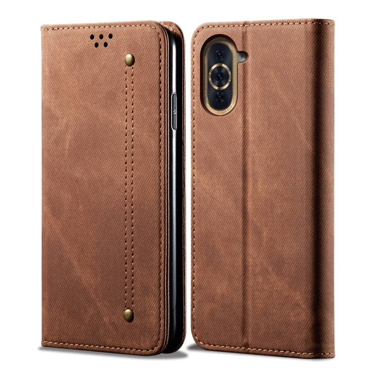 Denim Texture Casual Style Horizontal Flip Leather Case, For vivo S15 Pro, For vivo S15, For Huawei Nova 10 4G, For Xiaomi Poco C40 Global, For Xiaomi 12S Ultra, For Xiaomi M4 5G