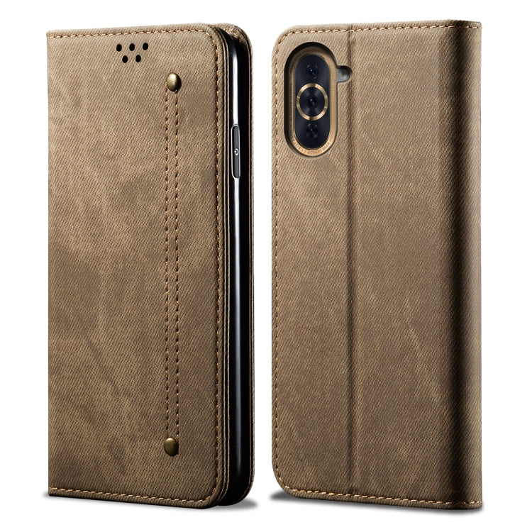 Denim Texture Casual Style Horizontal Flip Leather Case, For vivo S15 Pro, For vivo S15, For Huawei Nova 10 4G, For Xiaomi Poco C40 Global, For Xiaomi 12S Ultra, For Xiaomi M4 5G