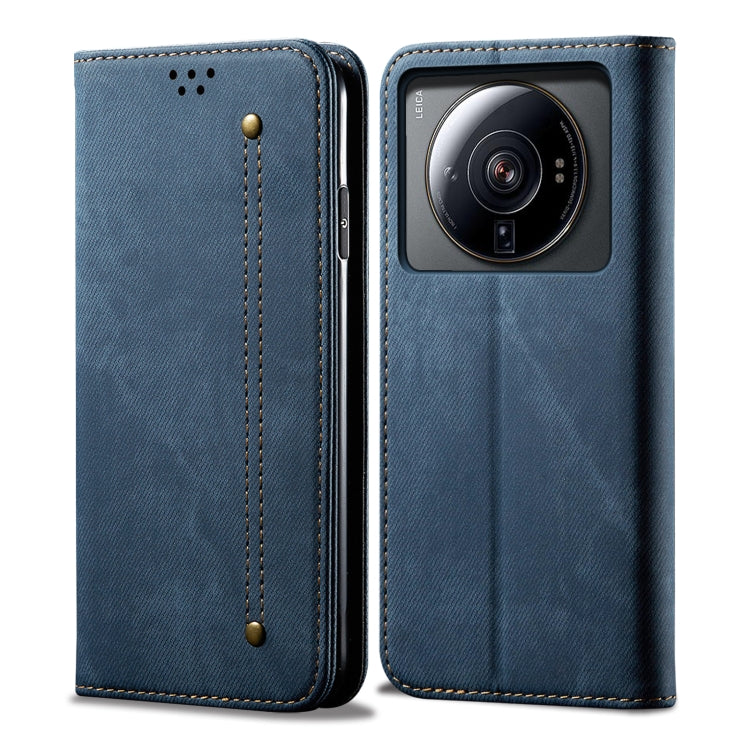 Denim Texture Casual Style Horizontal Flip Leather Case, For vivo S15 Pro, For vivo S15, For Huawei Nova 10 4G, For Xiaomi Poco C40 Global, For Xiaomi 12S Ultra, For Xiaomi M4 5G