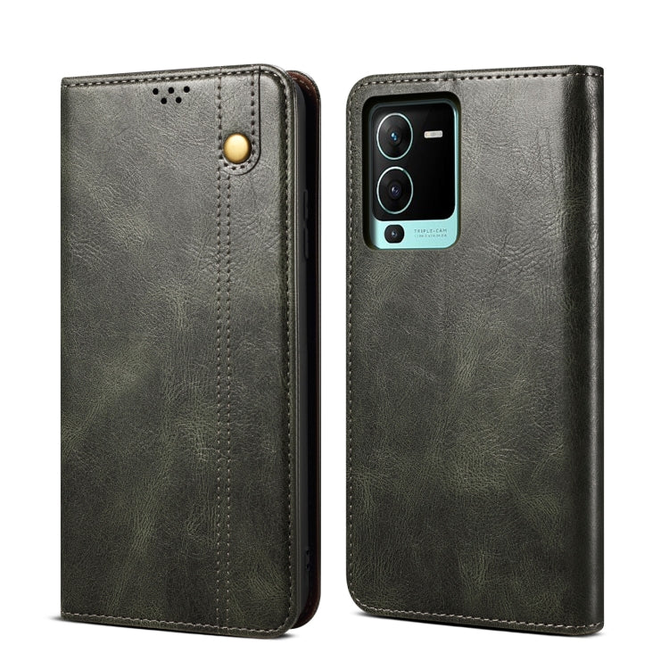 Oil Wax Crazy Horse Texture Leather Phone Case, For vivo S15 Pro, For vivo S15, For Huawei Nova 10 4G, For Xiaomi Poco C40 Global, For Xiaomi 12S Ultra, For Xiaomi M4 5G