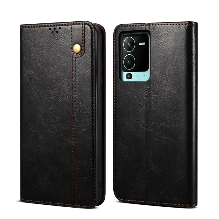 Oil Wax Crazy Horse Texture Leather Phone Case, For vivo S15 Pro, For vivo S15, For Huawei Nova 10 4G, For Xiaomi Poco C40 Global, For Xiaomi 12S Ultra, For Xiaomi M4 5G