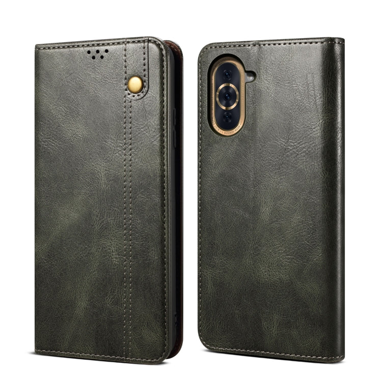 Oil Wax Crazy Horse Texture Leather Phone Case, For vivo S15 Pro, For vivo S15, For Huawei Nova 10 4G, For Xiaomi Poco C40 Global, For Xiaomi 12S Ultra, For Xiaomi M4 5G