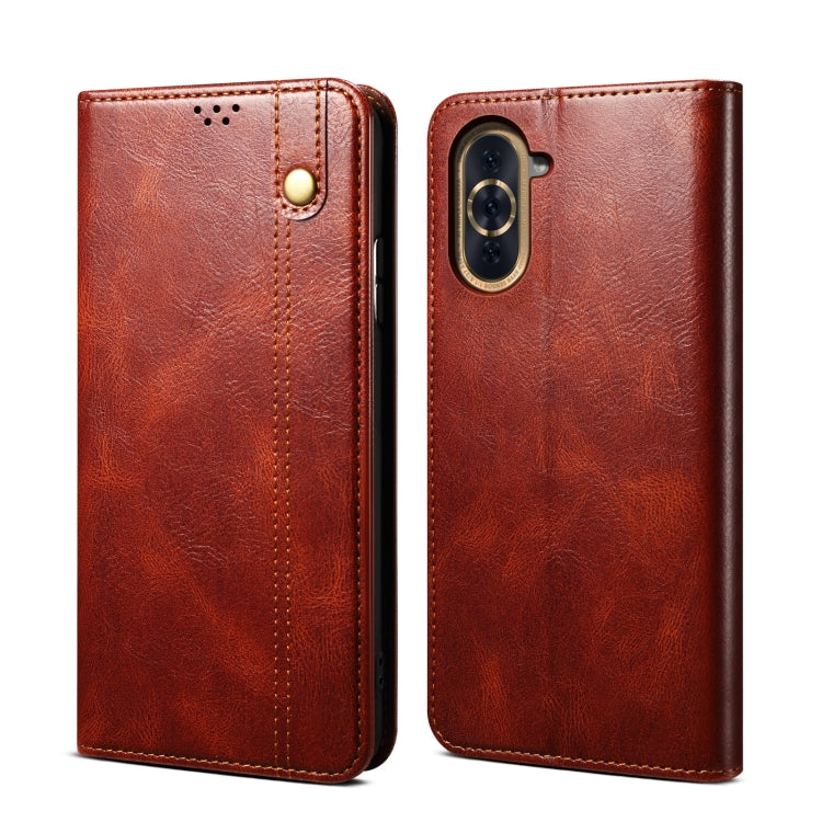 Oil Wax Crazy Horse Texture Leather Phone Case, For vivo S15 Pro, For vivo S15, For Huawei Nova 10 4G, For Xiaomi Poco C40 Global, For Xiaomi 12S Ultra, For Xiaomi M4 5G