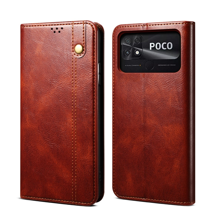 Oil Wax Crazy Horse Texture Leather Phone Case, For vivo S15 Pro, For vivo S15, For Huawei Nova 10 4G, For Xiaomi Poco C40 Global, For Xiaomi 12S Ultra, For Xiaomi M4 5G