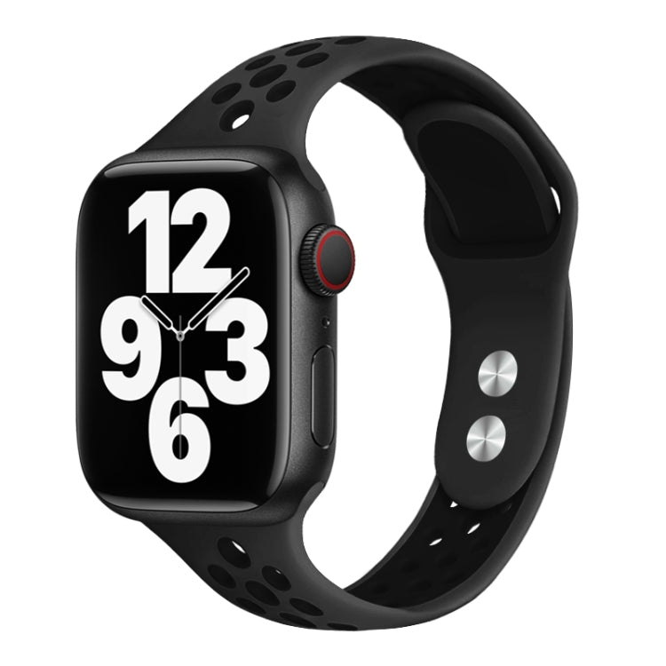 Double Nail Small Waist Watch Band For Apple Watch Series, 7 45mm / 6&amp;SE&amp;5&amp;4 44mm / 3&amp;2&amp;1 42mm, 7 41mm / 6&amp;SE&amp;5&amp;4 40mm / 3&amp;2&amp;1 38mm