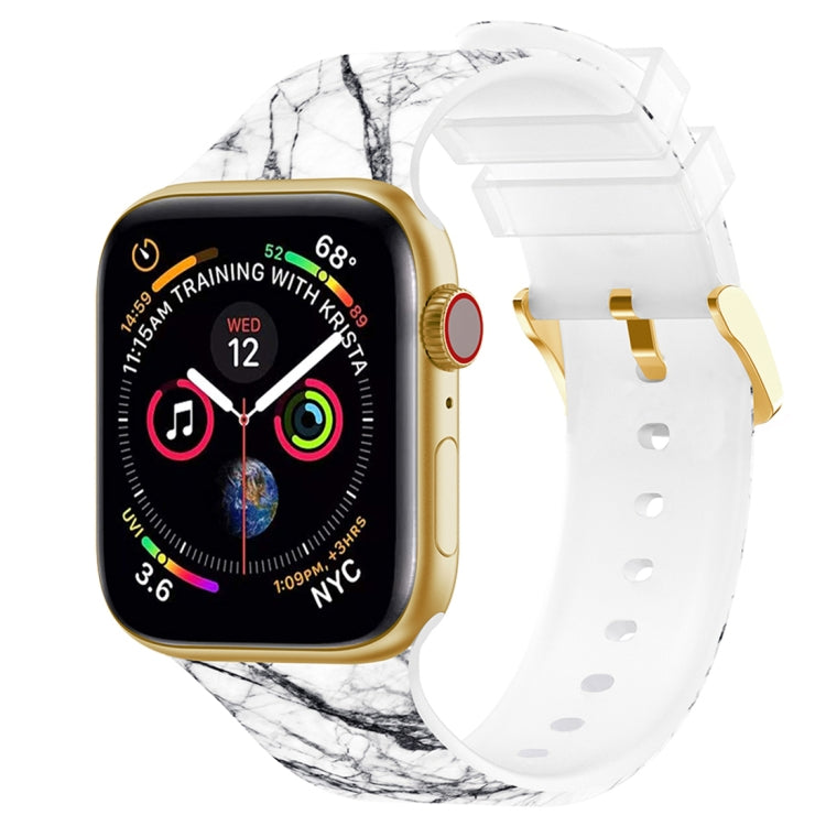 Square Buckle Color Printing Watch Band For Apple Watch Series