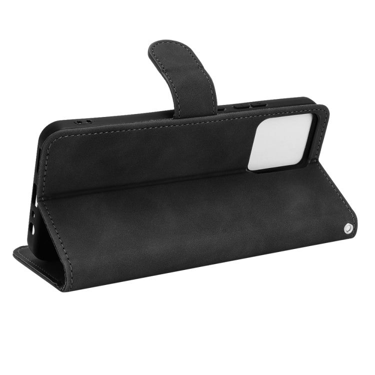 Skin Feel Magnetic Flip Leather Phone Case