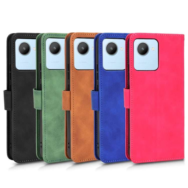 Skin Feel Magnetic Flip Leather Phone Case