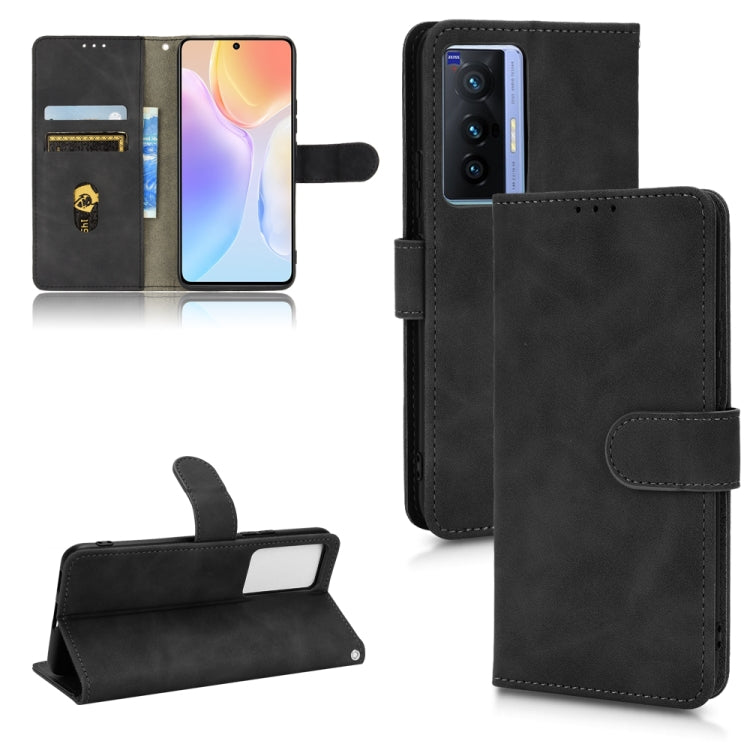 Skin Feel Magnetic Flip Leather Phone Case
