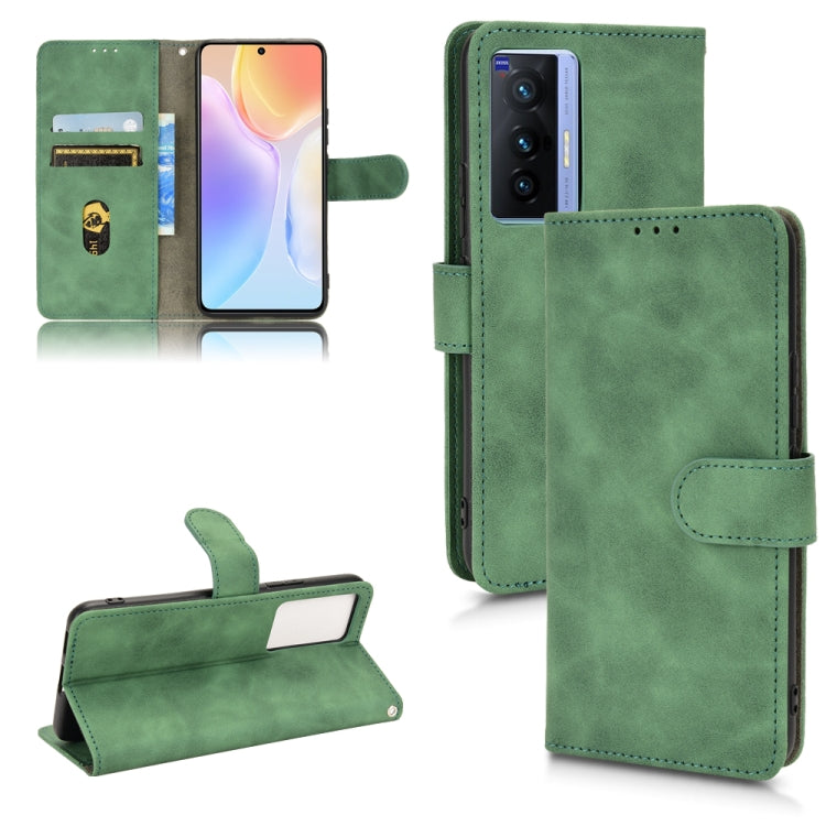Skin Feel Magnetic Flip Leather Phone Case