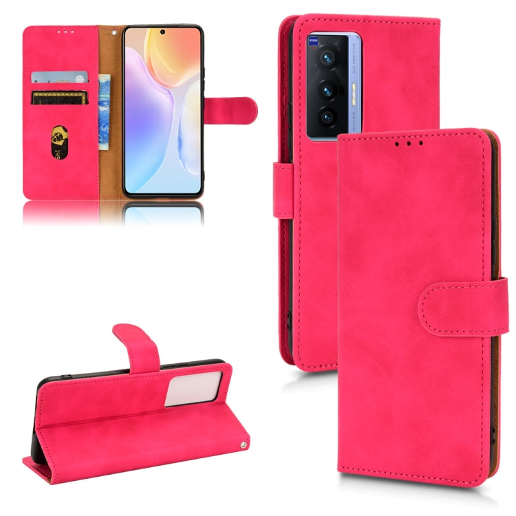 Skin Feel Magnetic Flip Leather Phone Case