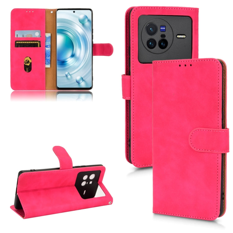 Skin Feel Magnetic Flip Leather Phone Case, For Realme C30 4G, For vivo X70, For vivo X80