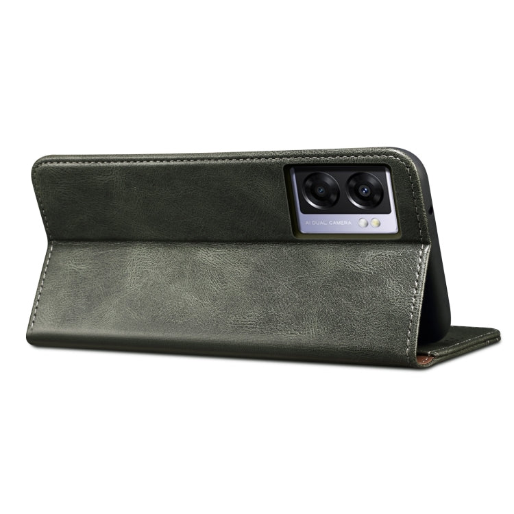 Oil Wax Crazy Horse Texture Leather Phone Case