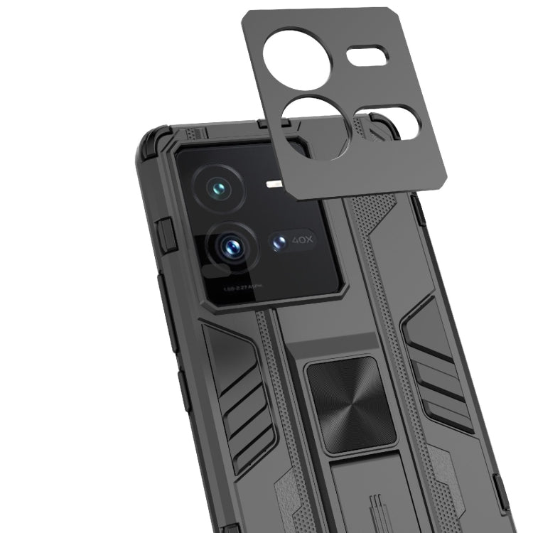 Supersonic PC + TPU Shock-proof Protective Phone Case with Holder, For vivo iQOO 10 Pro, For vivo iQOO 10