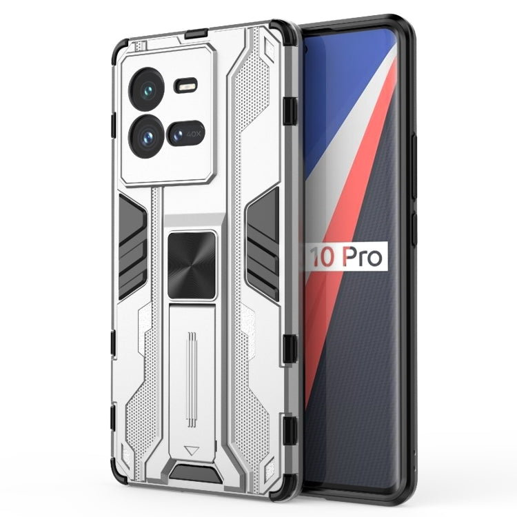 Supersonic PC + TPU Shock-proof Protective Phone Case with Holder, For vivo iQOO 10 Pro, For vivo iQOO 10