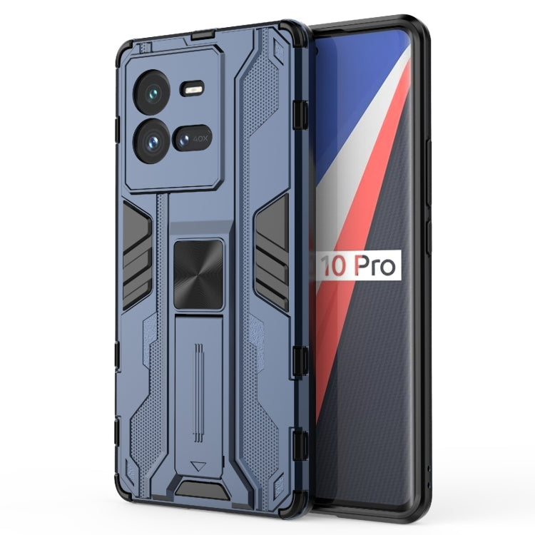 Supersonic PC + TPU Shock-proof Protective Phone Case with Holder, For vivo iQOO 10 Pro, For vivo iQOO 10