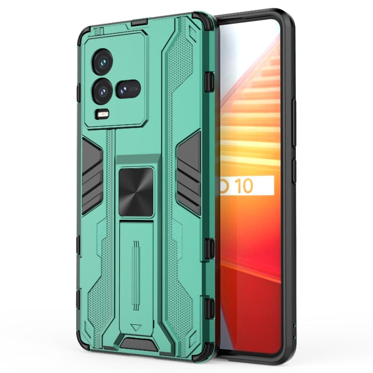 Supersonic PC + TPU Shock-proof Protective Phone Case with Holder, For vivo iQOO 10 Pro, For vivo iQOO 10