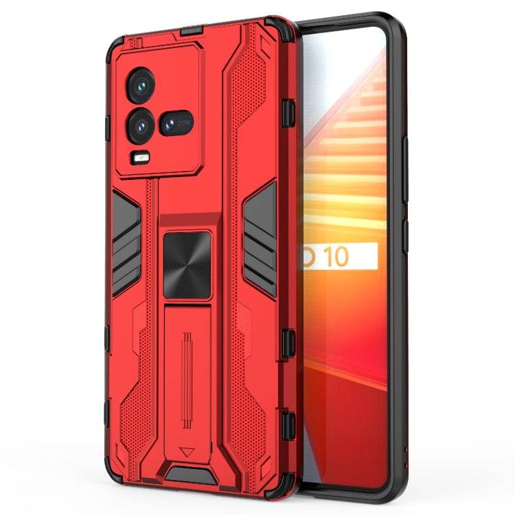 Supersonic PC + TPU Shock-proof Protective Phone Case with Holder, For vivo iQOO 10 Pro, For vivo iQOO 10