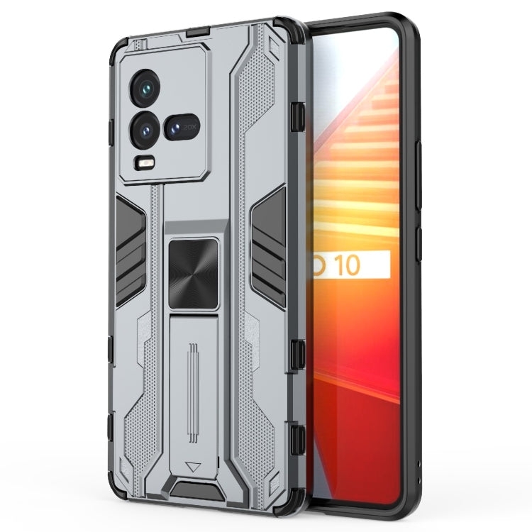 Supersonic PC + TPU Shock-proof Protective Phone Case with Holder, For vivo iQOO 10 Pro, For vivo iQOO 10