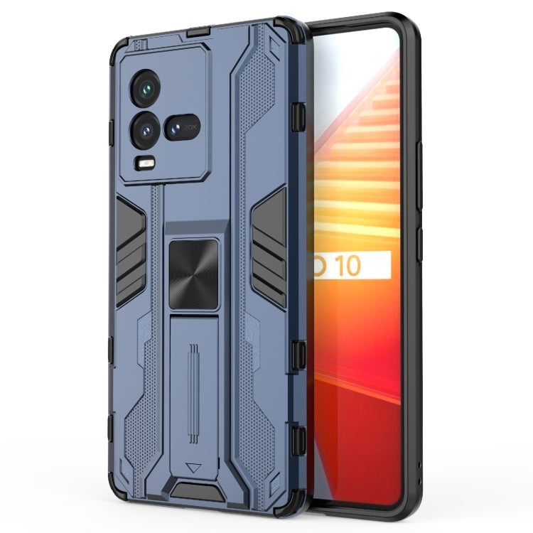 Supersonic PC + TPU Shock-proof Protective Phone Case with Holder, For vivo iQOO 10 Pro, For vivo iQOO 10