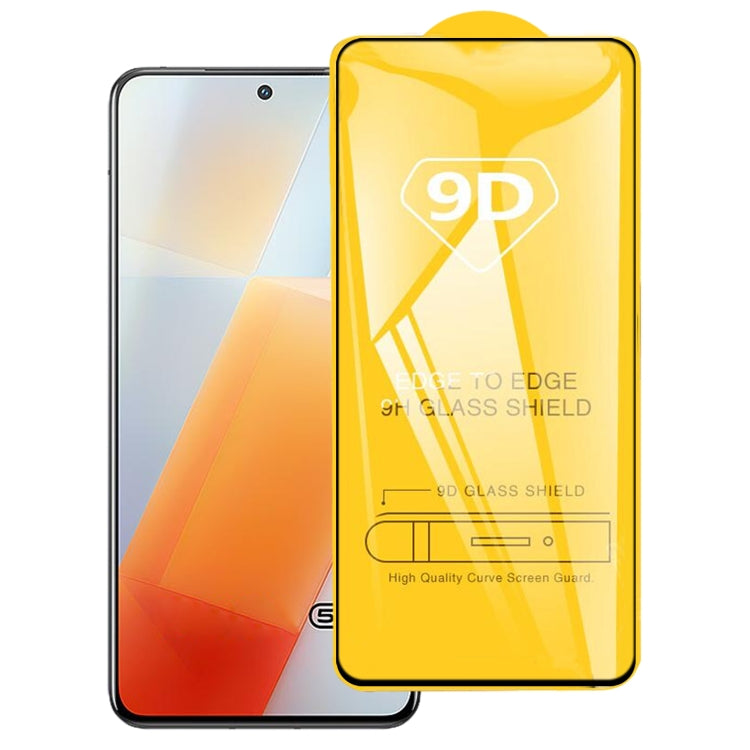 9D Full Glue Full Screen Tempered Glass Film, For vivo iQOO 9 / iQOO 9T / iQOO Neo7 SE / iQOO Neo7 Racing (25 PCS)