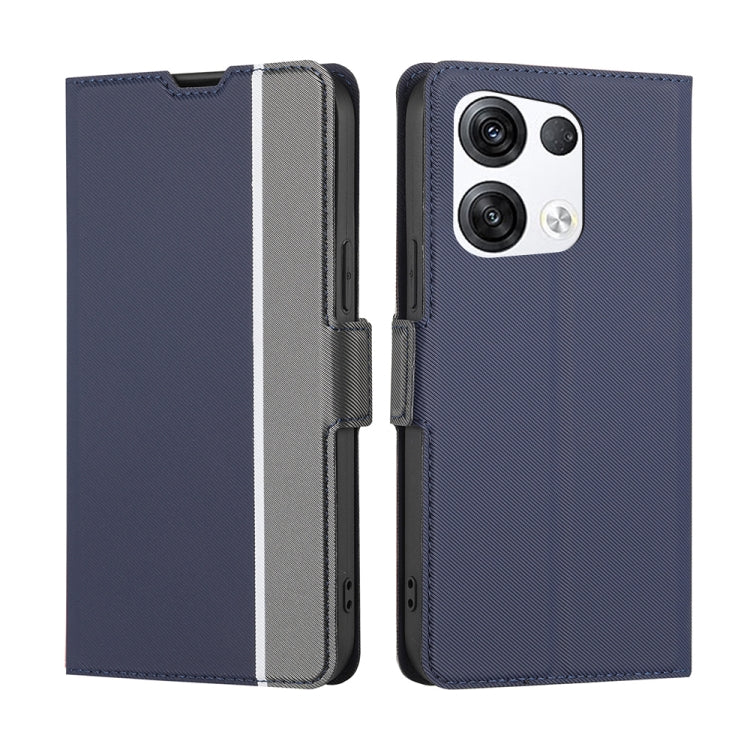 Twill Texture Side Button Leather Phone Case, For OPPO A57 4G 2022, For OPPO A57 5G 2022 / Realme Q5i, For OPPO Reno 8 5G, For OPPO Reno 8 Pro 5G, For OPPO Reno 8 Pro+ 5G, For OPPO Reno7 A JP Version