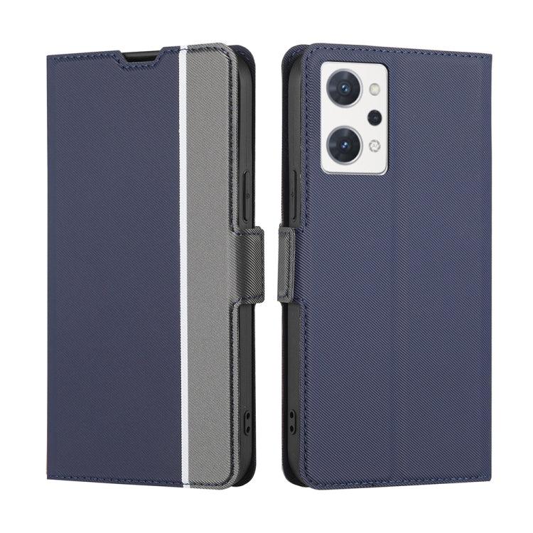 Twill Texture Side Button Leather Phone Case, For OPPO A57 4G 2022, For OPPO A57 5G 2022 / Realme Q5i, For OPPO Reno 8 5G, For OPPO Reno 8 Pro 5G, For OPPO Reno 8 Pro+ 5G, For OPPO Reno7 A JP Version