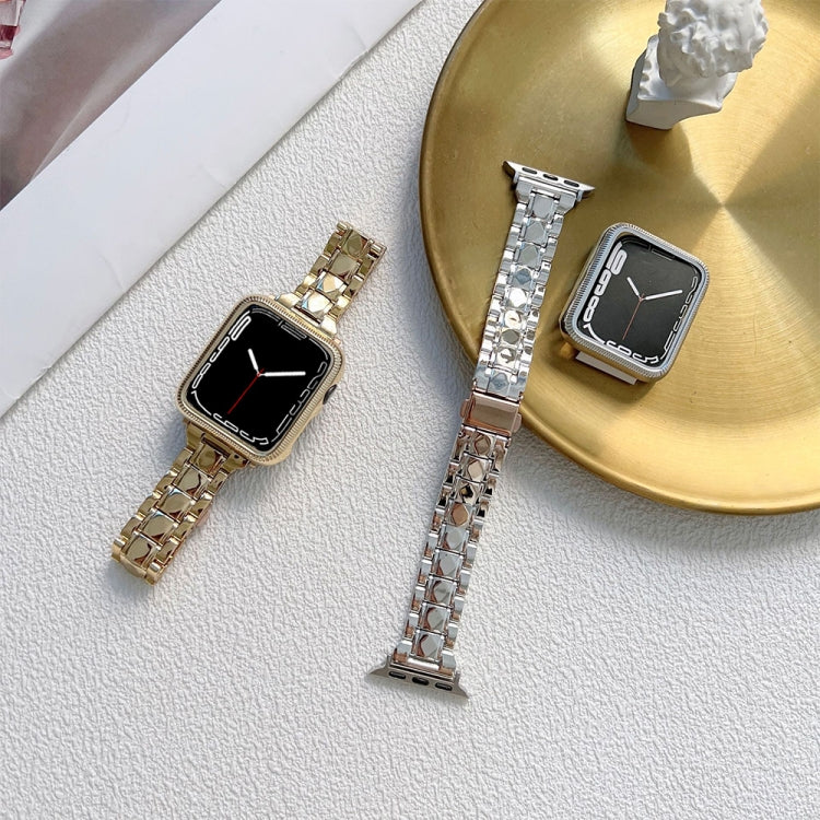 Electroplated Acrylic Watch Band For Apple Watch Series, 7 45mm / 6&amp;SE&amp;5&amp;4 44mm / 3&amp;2&amp;1 42mm, 7 41mm / 6&amp;SE&amp;5&amp;4 40mm / 3&amp;2&amp;1 38mm