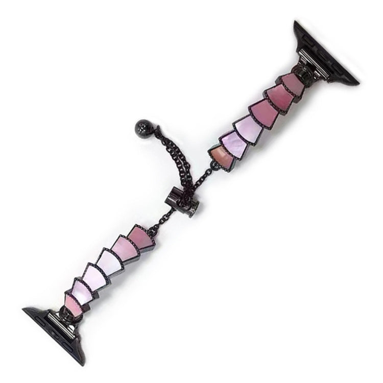 Metal Shell Watch Band For Apple Watch Series, 7 45mm / 6&amp;SE&amp;5&amp;4 44mm / 3&amp;2&amp;1 42mm, 7 41mm / 6&amp;SE&amp;5&amp;4 40mm / 3&amp;2&amp;1 38mm