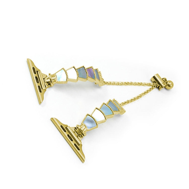 Metal Shell Watch Band For Apple Watch Series, 7 45mm / 6&amp;SE&amp;5&amp;4 44mm / 3&amp;2&amp;1 42mm, 7 41mm / 6&amp;SE&amp;5&amp;4 40mm / 3&amp;2&amp;1 38mm