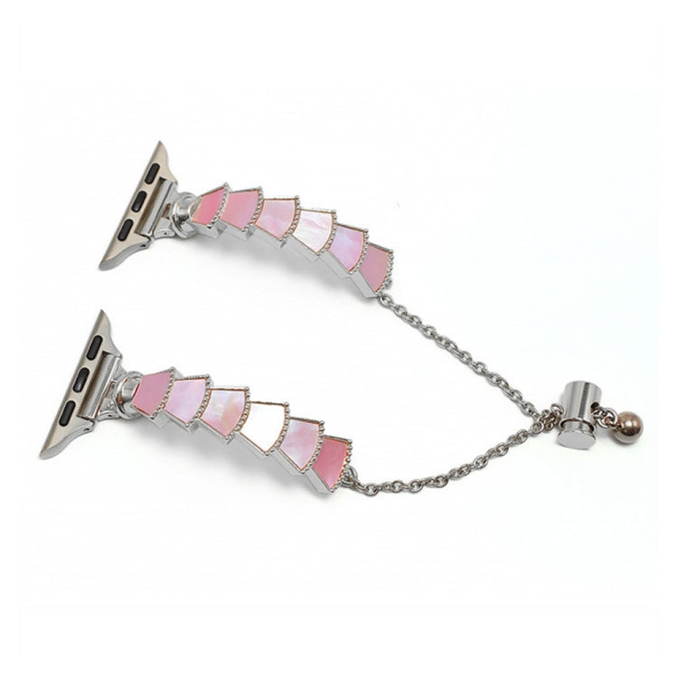 Metal Shell Watch Band For Apple Watch Series, 7 45mm / 6&amp;SE&amp;5&amp;4 44mm / 3&amp;2&amp;1 42mm, 7 41mm / 6&amp;SE&amp;5&amp;4 40mm / 3&amp;2&amp;1 38mm