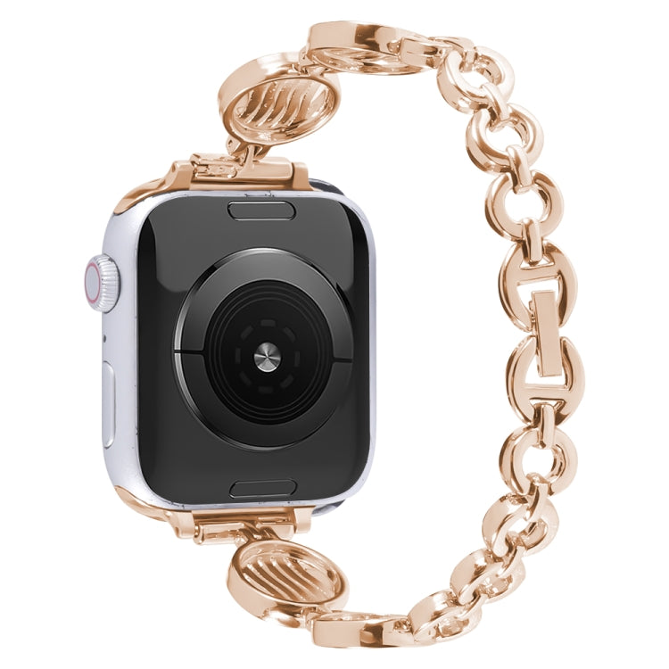 Crystal Texture Metal Watch Band For Apple Watch Series, 7 45mm / 6&amp;SE&amp;5&amp;4 44mm / 3&amp;2&amp;1 42mm, 7 41mm / 6&amp;SE&amp;5&amp;4 40mm / 3&amp;2&amp;1 38mm